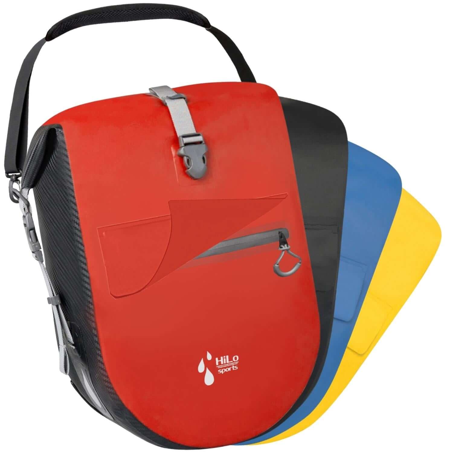 kleine-fahrradtasche-222ypn-1.jpg Fahrrad Hinterradtasche wasserdicht 25L Rot – Bild 1