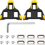 SEPSCO Cleats kompatibel mit Shimano SPD SL Pedale, Fahrrad Schuhe Pedalplatten Klickpedale Cleat Hochwertige 6° Freigabe für MTB Rennrad Trekking Indoor Cycling Fahrradschuhe Rennradschuhen Set(Gelb) : Amazon.de: Sport & Freizeit