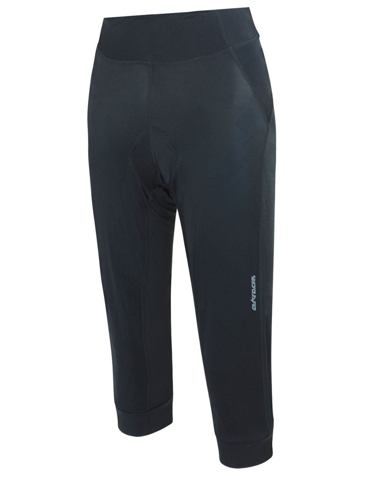 lange-radlerhose-damen-435rsw-1.jpg Damen Fahrradhose 3/4 Radhose Lang Pro Line Schwarz – Bild 1