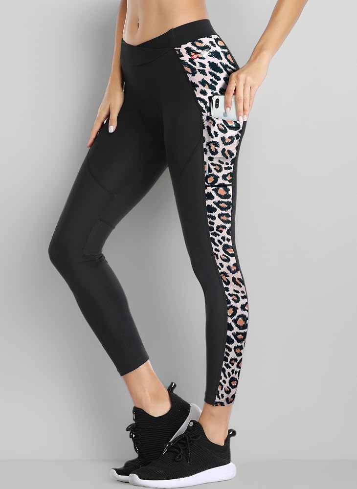 lange-radlerhose-damen-774ewx-1.jpg Santic Fahrradhose Damen Lang Gepolstert Radlerhose Radhose Leggings Tights Radsport Lange Hosen Sitzpolster Elastische Schnell Trocknend ... – Bild 1