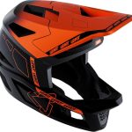 Fullface Helm Leatt Gravity 6.0 Carbon Orange/Schwarz