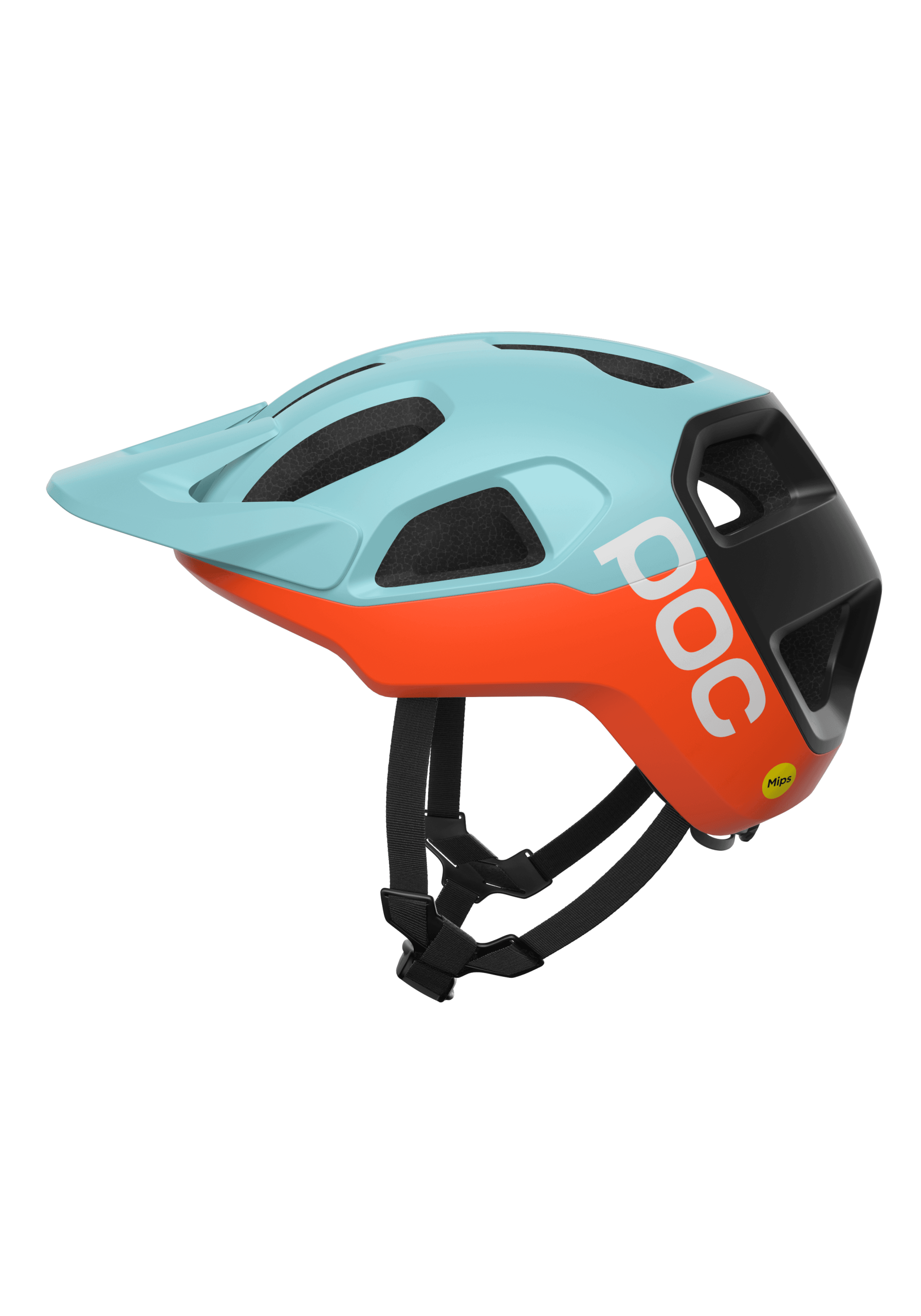 mtb-helm-poc-038wmk.png Cularis MTB Helm in Indicolite Blue Matt/Carnelian Orange Matt | POC (Global DE) – Bild 1