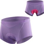 Fahrradhose Frauen 3D Gel Sitzpolster Radhose Radlerhose Unterhose Polster,L