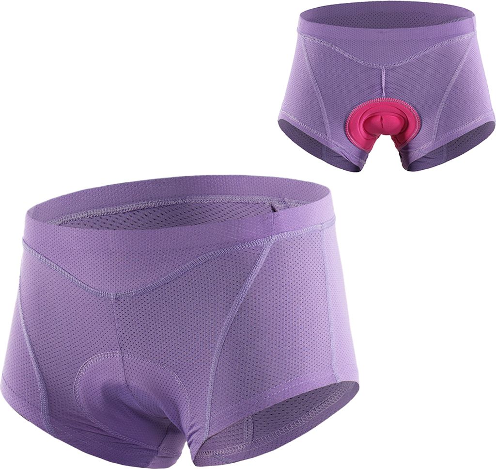 radlerhose-mit-polster-damen-547vbh-1.jpg Fahrradhose Frauen 3D Gel Sitzpolster Radhose Radlerhose Unterhose Polster,L – Bild 1