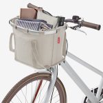bikebasket herringbone sand