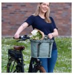 Klickfix Reisenthel Korbtasche 15L twist salie grün Fietscomfort