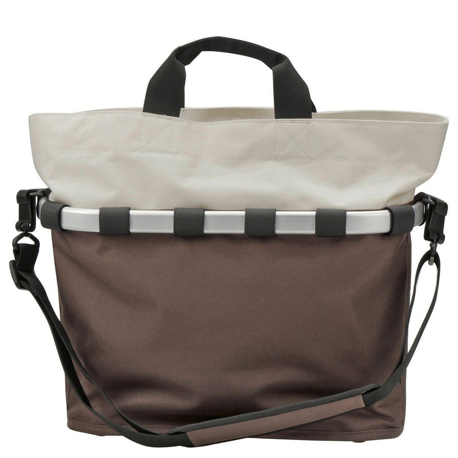 reisenthel-fahrradtasche-863rge-1.jpg KlickFix Fahrradtasche reisenthel Bikebasket Oval M Gepäckträgerkorb (mocca), Fahrrad Packtasche – Bild 1