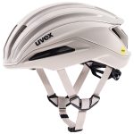 Uvex Surge Aero Mips Rennrad Helm warm grey matt M (56 59 cm)