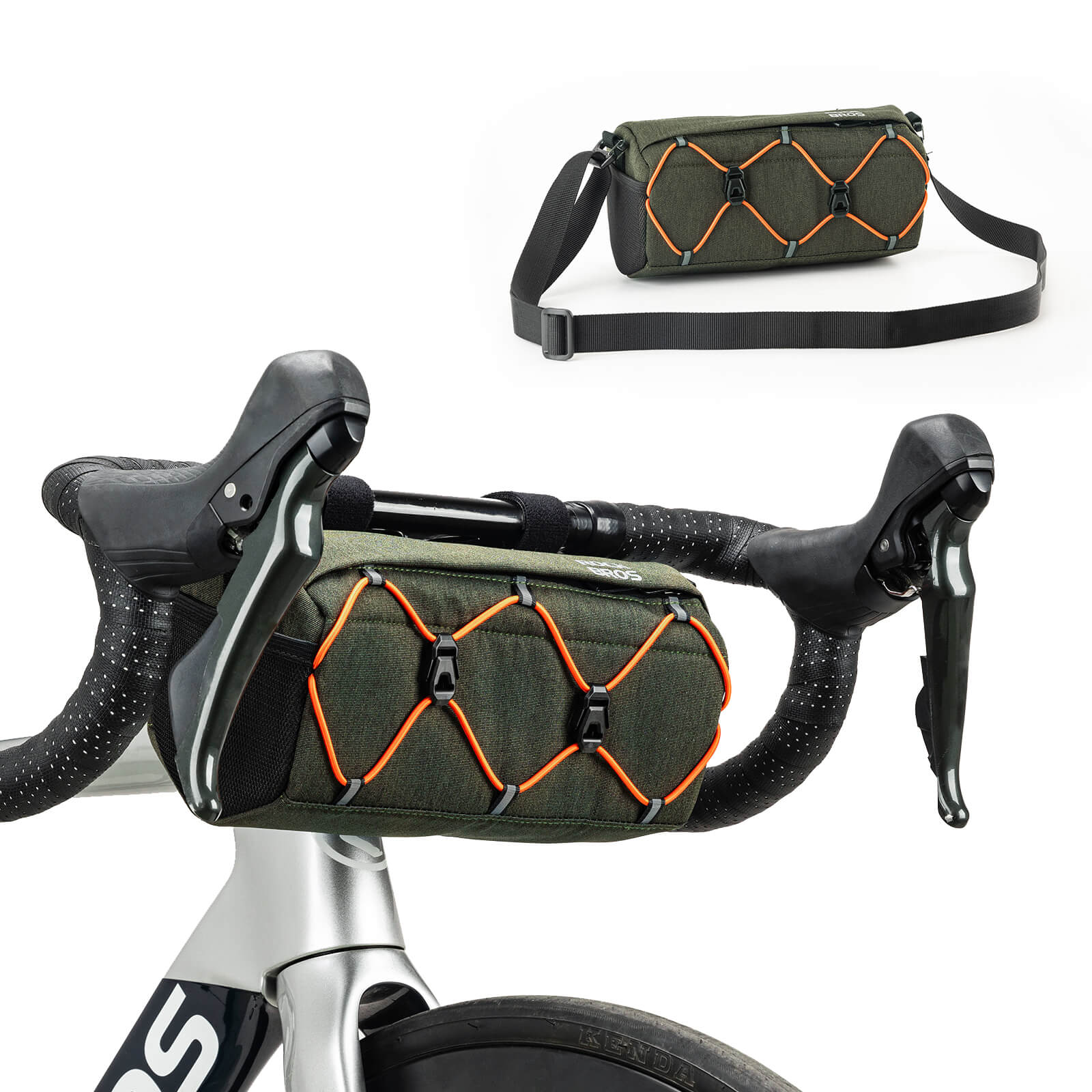 rockbros-fahrradtasche-137dyr-1.jpg ROCKBROS Fahrradtasche Lenkertasche 2,2L mit Schultergurt in 6 Farben – ROCKBROS DE – Bild 1