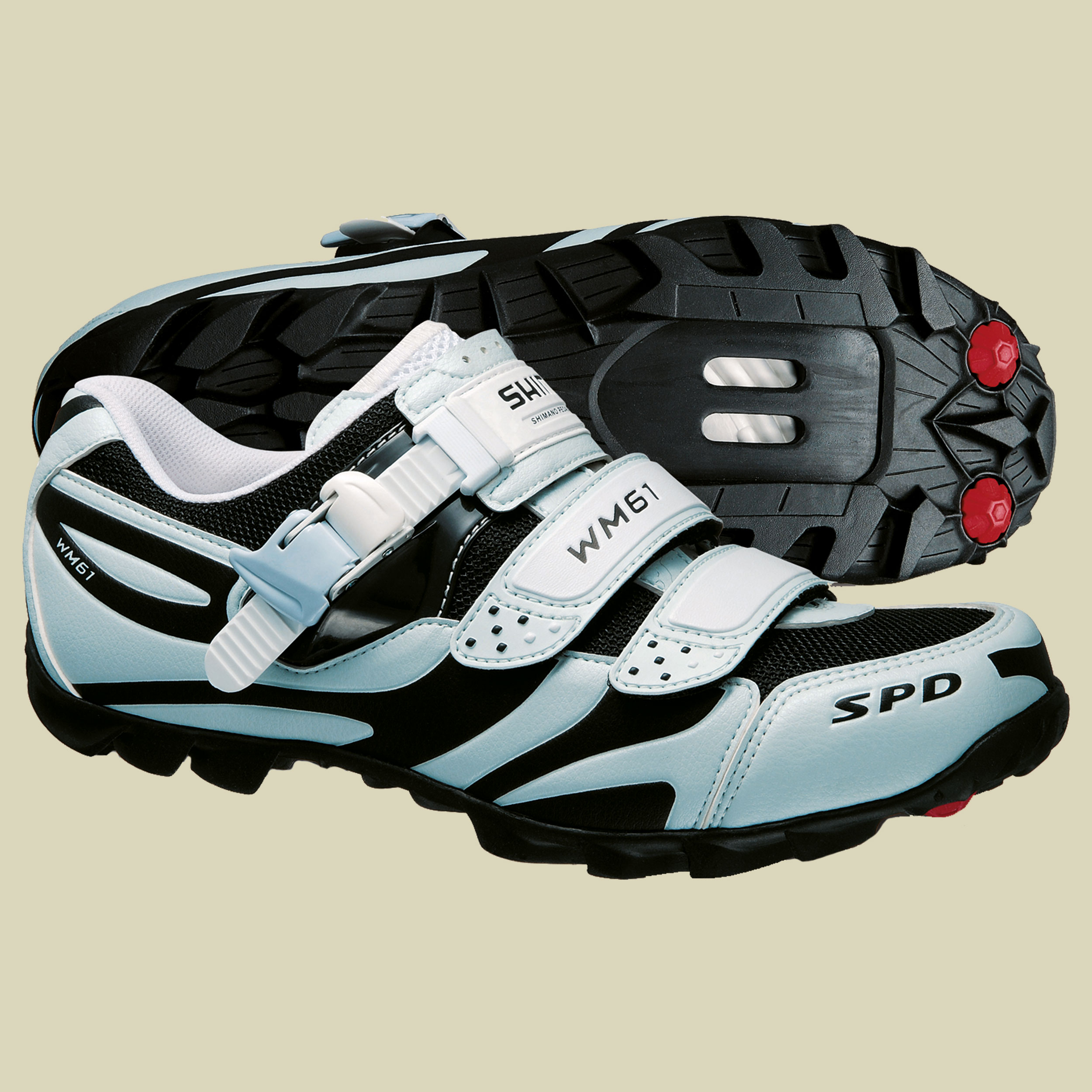 shimano-radschuhe-777ntm-1.jpg Shimano SH WM61 MTB Schuhe Fahrradschuhe Damen naturzeit – Bild 1