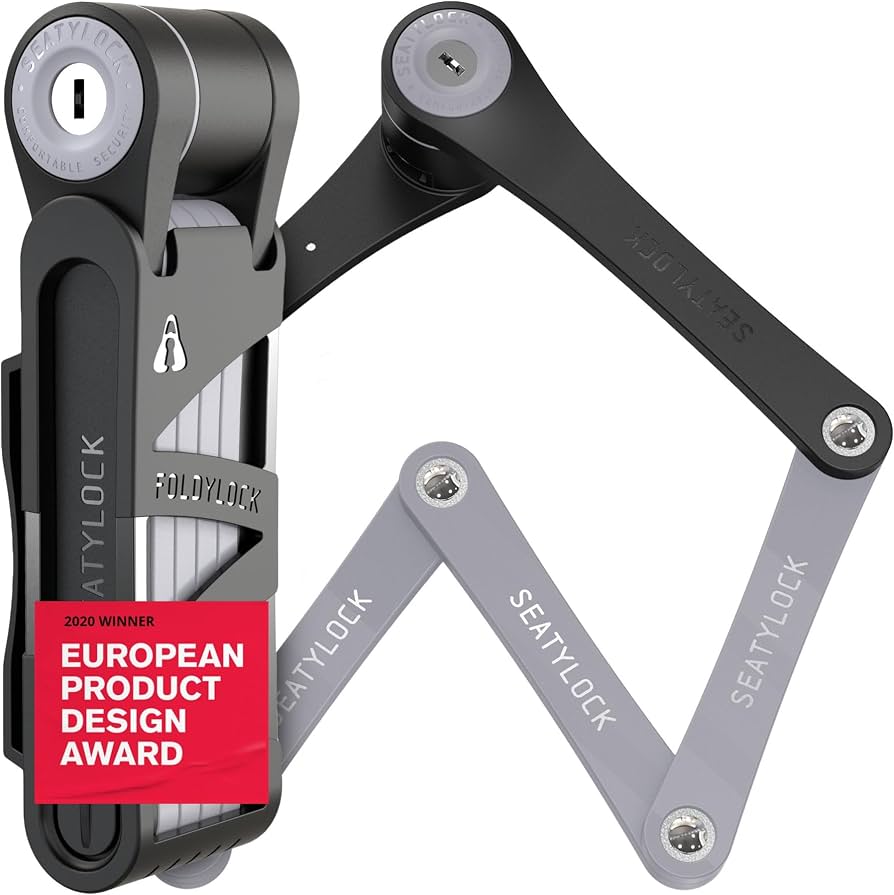 testsieger-fahrradschloss-153enj-1.jpg FoldyLock Compact Fahrrad Faltschloss – Patentiertes Testsieger Fahrradschloss mit Schlüssel und Halterung für Hohe Sicherheit – Leicht und Sicher für Ebike, e Scooter und Roller – 85 cm : Amazon.de: Sport & Freizeit – Bild 1