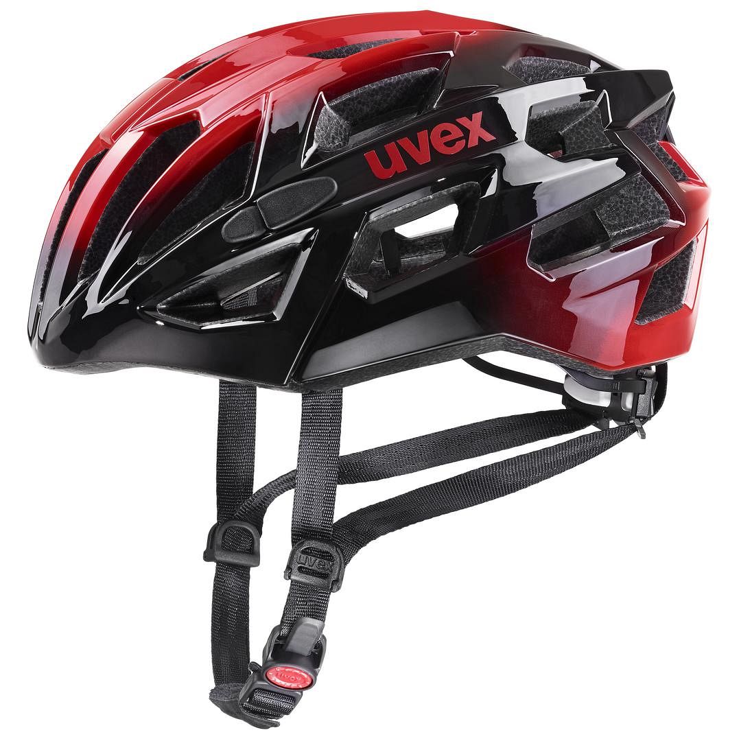 uvex-rennradhelm-114pmn-1.jpg Uvex Race 7 Rennrad Fahrrad Helm schwarz/rot 2022 | von Top Marken online kaufen » we cycle – Bild 1