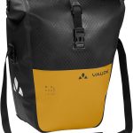 VAUDE Fahrradtasche für Gepäckträger Aqua Back Color Single (Rec), 1 x 24 L in Gelb/Schwarz, Hinterradtasche wasserdicht, Fahrrad Gepäckträgertasche ...