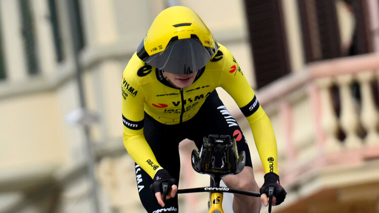 Tirreno-Adriatico 2024 - stage 1 (ITT) Aero Wettrüsten geht weiter: Neue Helme im Tirreno Zeitfahren | radsport news.com – Bild 1